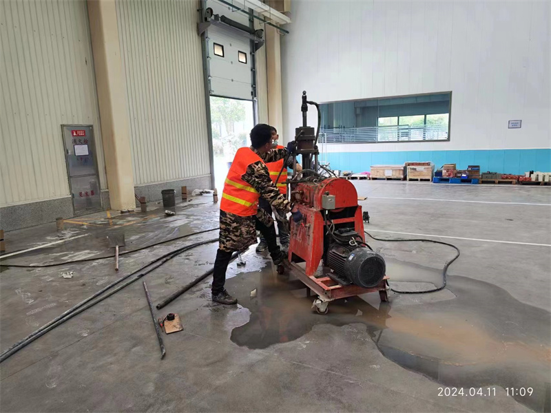 青云谱厂房地面下沉塌陷注浆加固施工